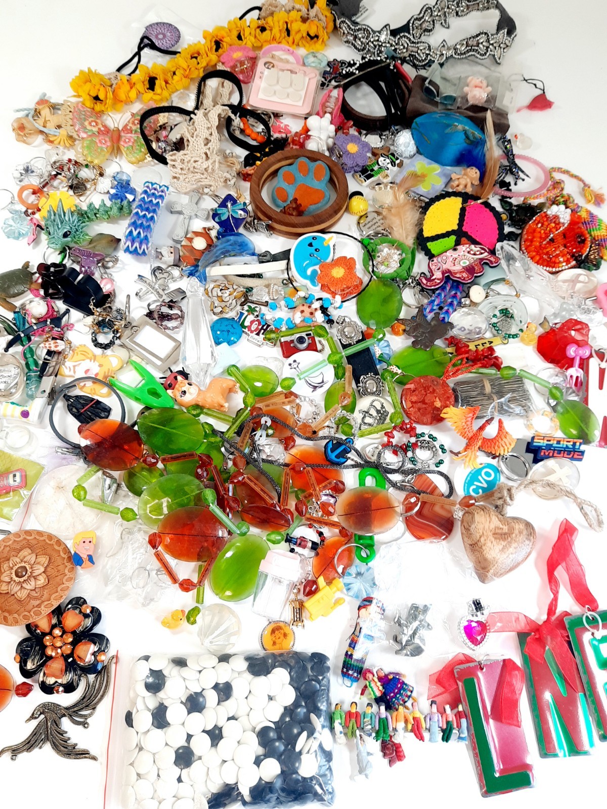 Junk Drawer Lot 4 Lbs Arts Crafts Items Random Storage Unit Finds