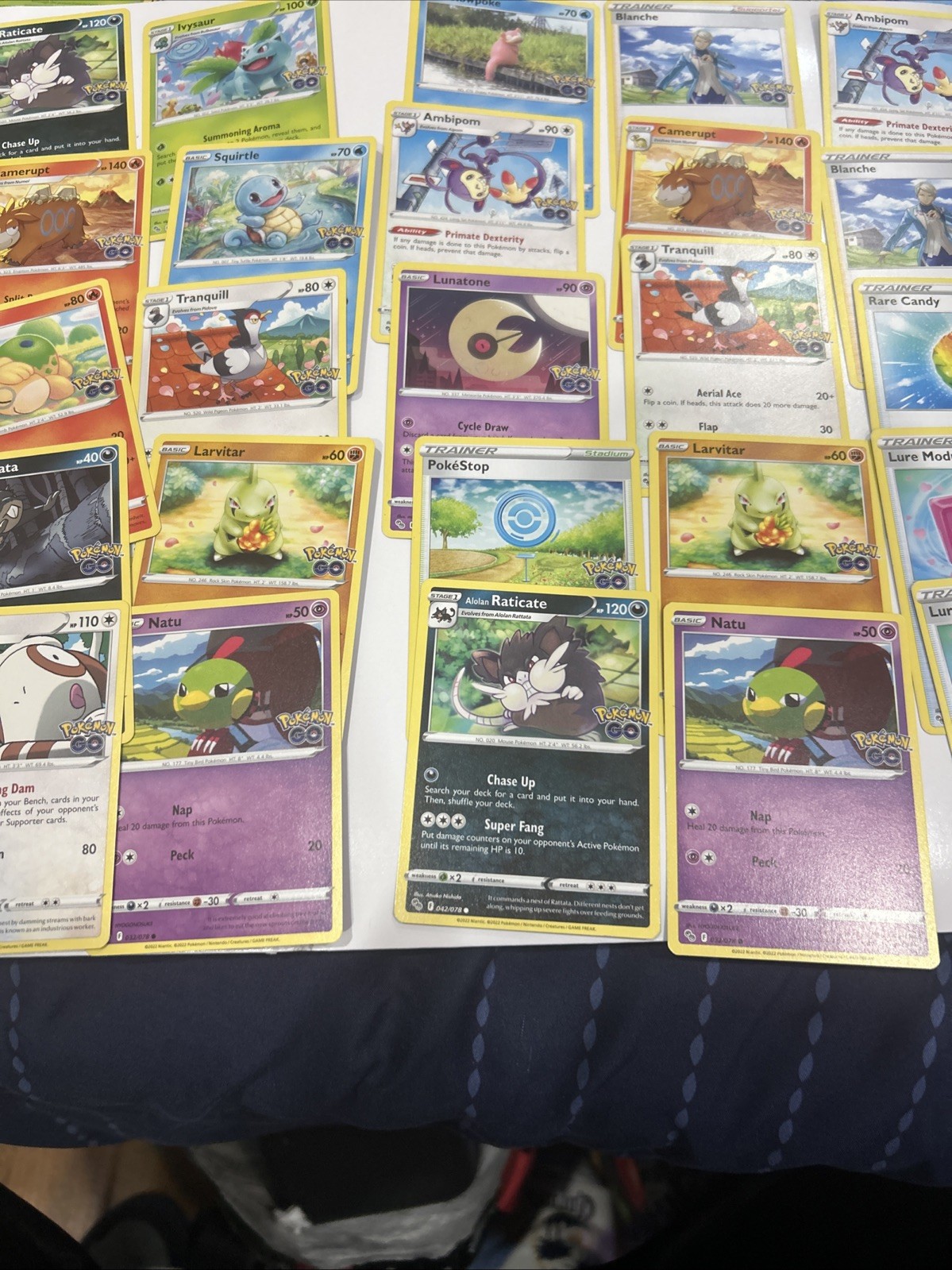 Lot Of 48 Pokemon Go Basic Cards Only Good Conditions Look In The Pictures