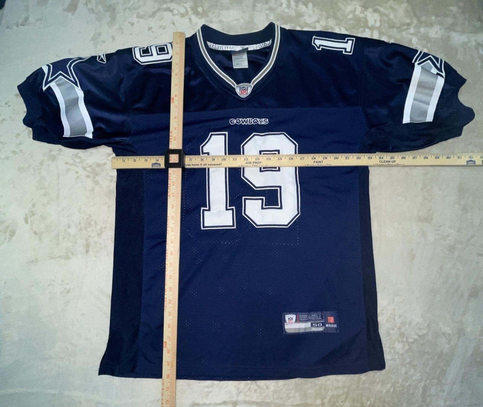 NFL Dallas Cowboys Jersey On Field Reebok Miles Austin #19 Size 50 Stitched