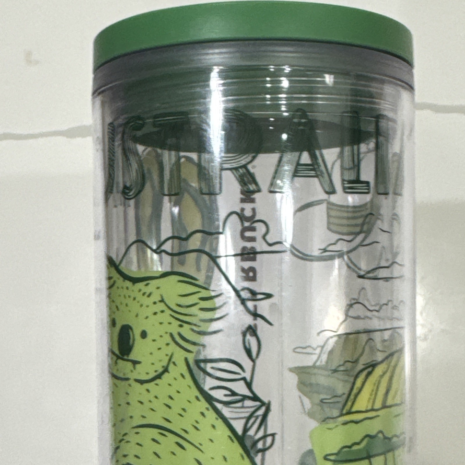 RARE Starbucks Been There AUSTRALIA 12 oz Tumbler Plastic Mug