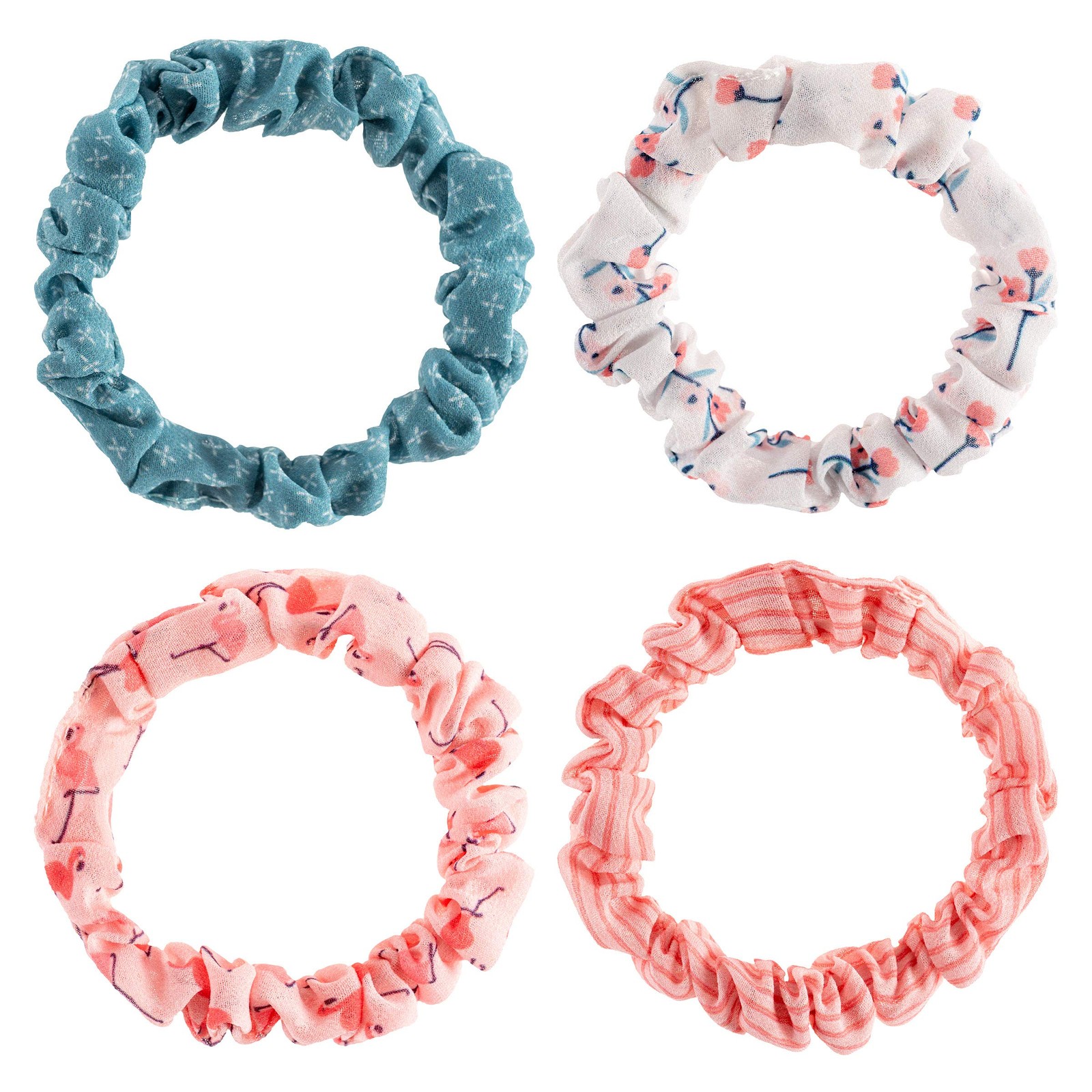 Karma Gifts, Slim Scrunchie Flamingo