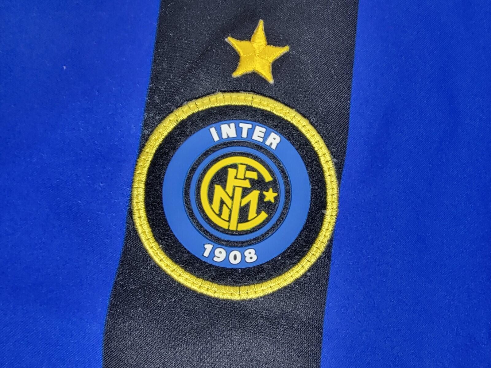 Inter Milan Internazionale 2000s Nike Home Football Soccer Jersey Size Small