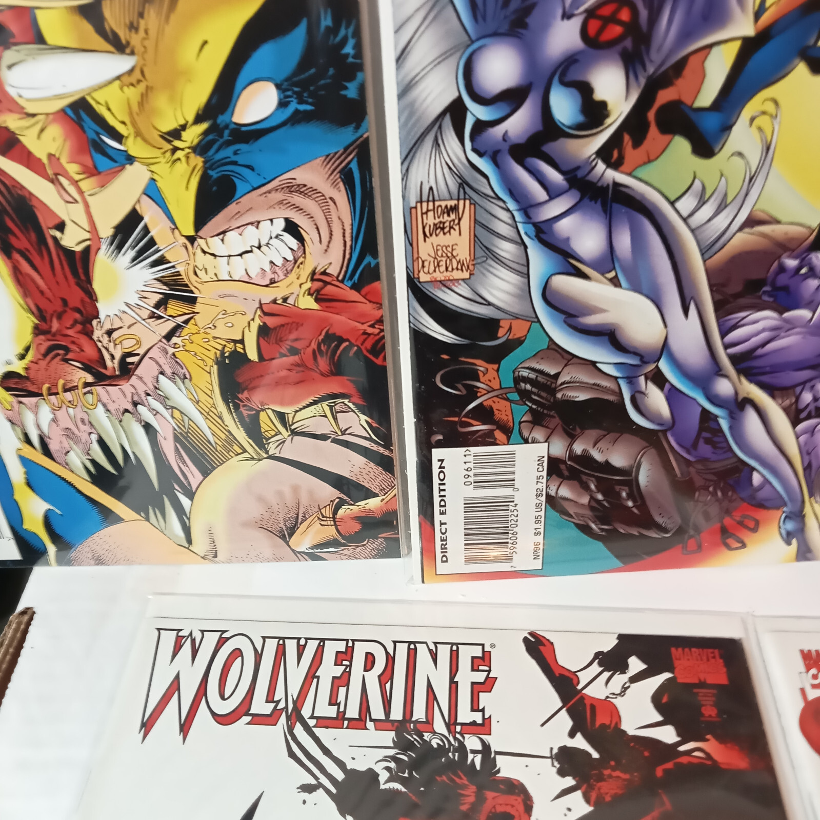Lot of 5 Wolverine Comics Marvel 1995 1996 VF+ 25 Year Old Vintage Collection