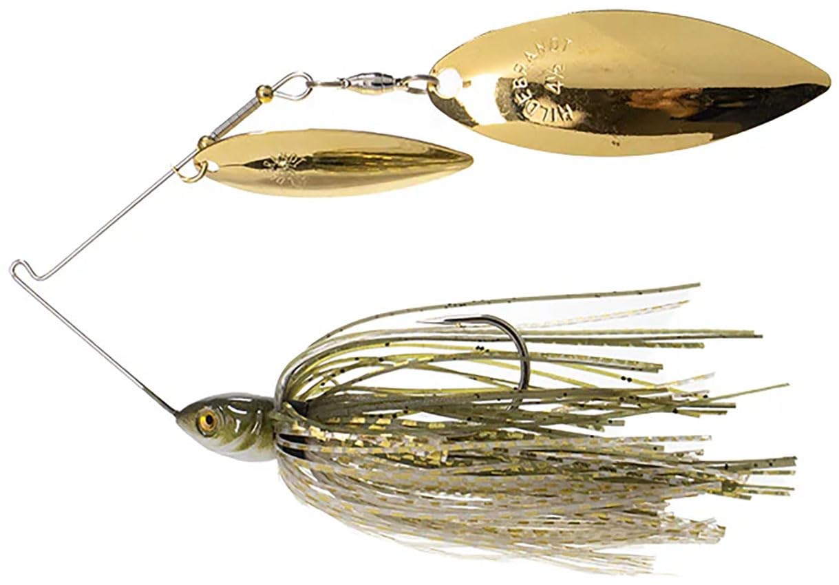 Dirty Jigs COMGLD-38 Compact Spinnerbait, Golden Shiner, 3/8oz