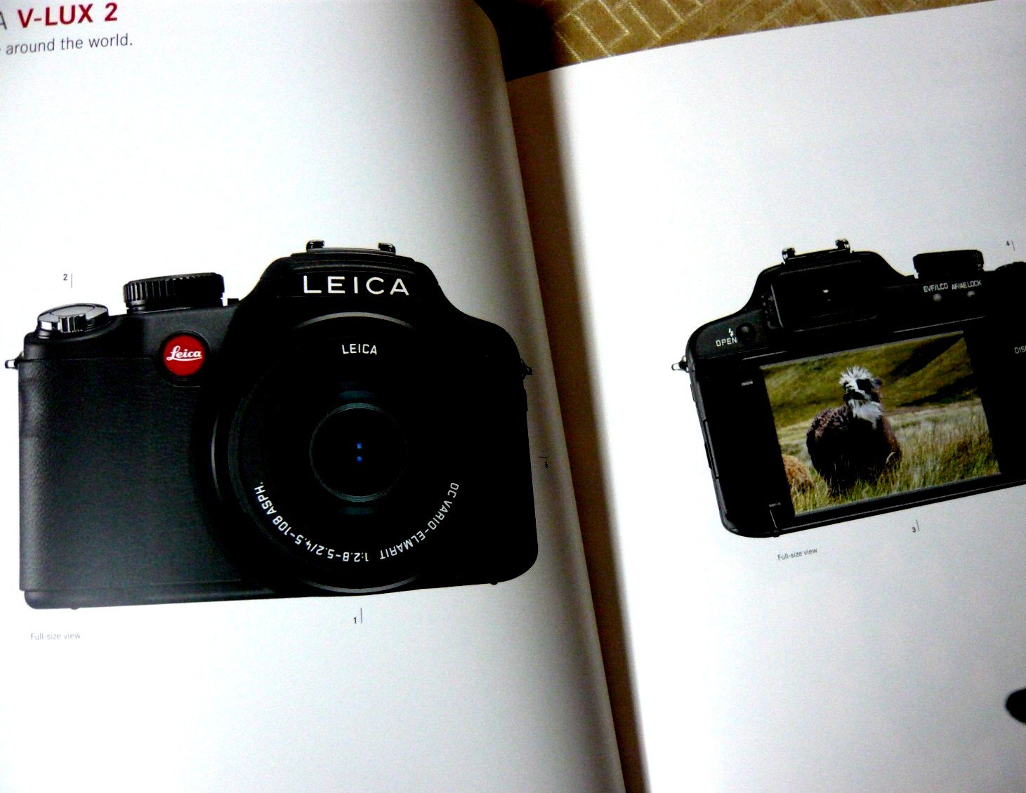 The Leica V Lux 2 camera , 28 page genuine publication, english. Superb!