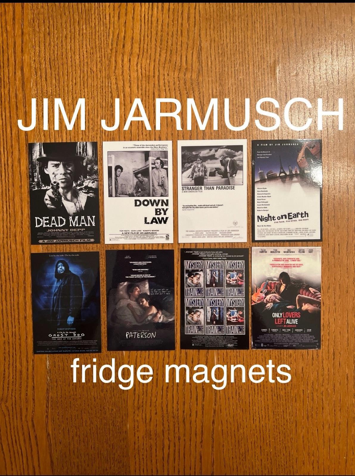Jim Jarmusch fridge magnets
