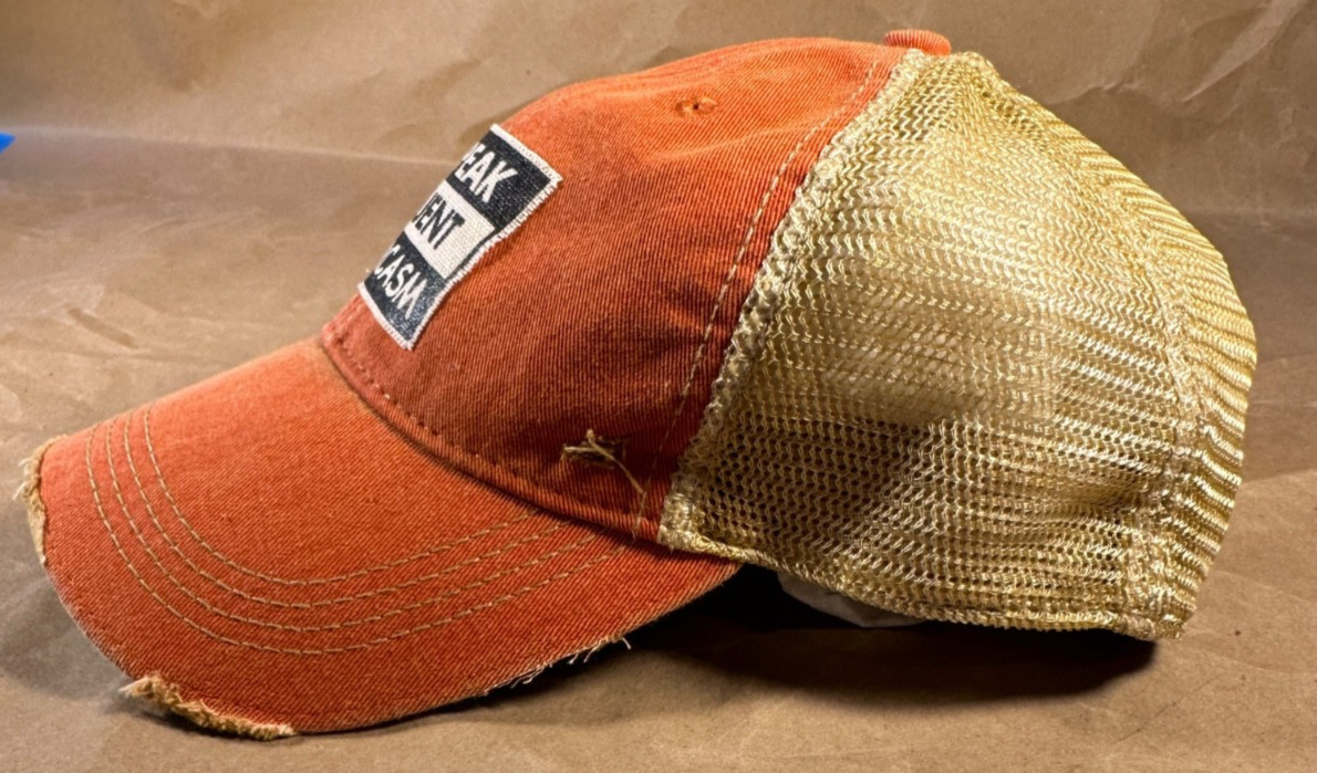 Vintage Life “I Speak Fluent Sarcasm” Distressed Baseball Cap Unisex NEW