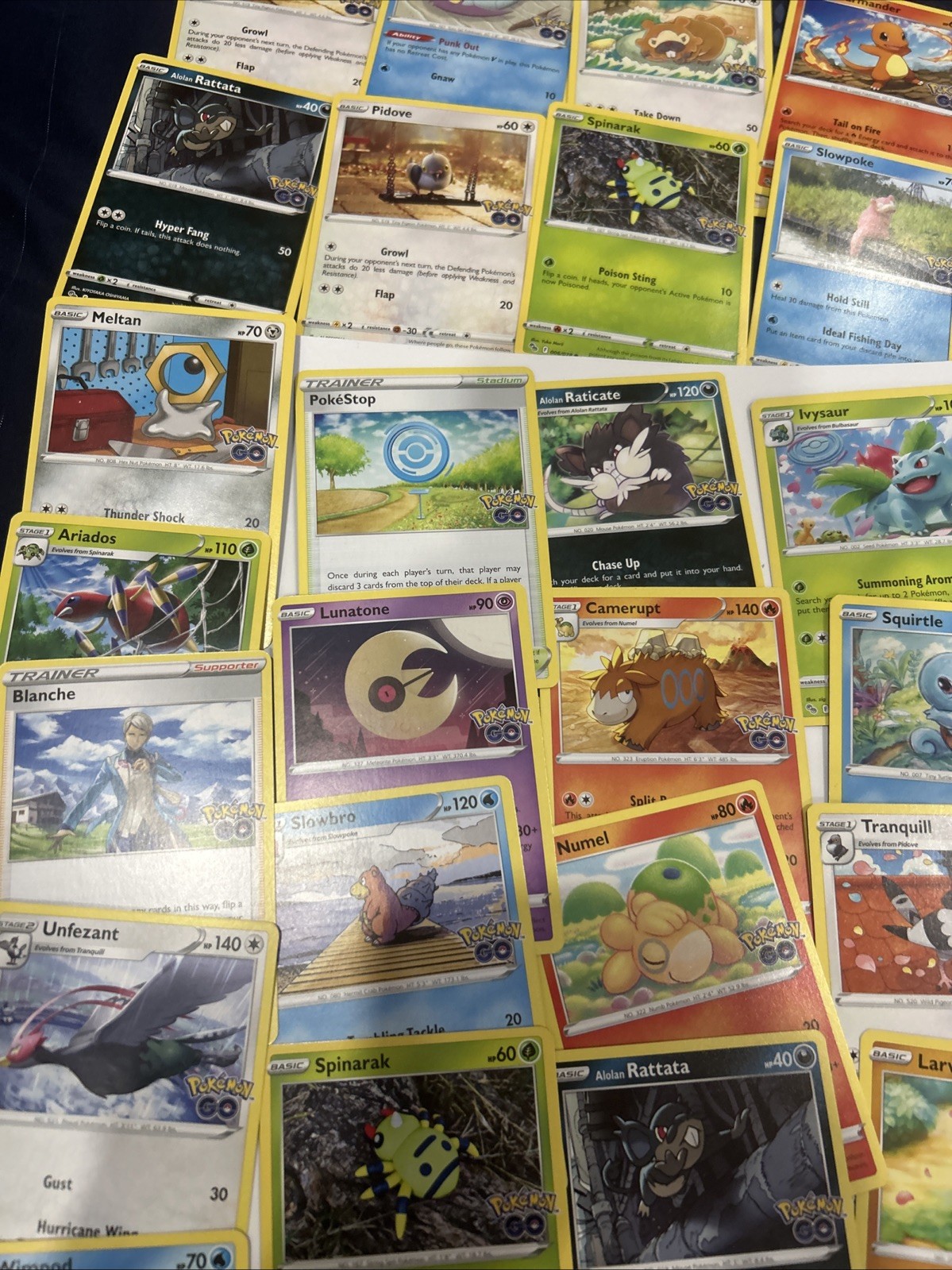Lot Of 48 Pokemon Go Basic Cards Only Good Conditions Look In The Pictures