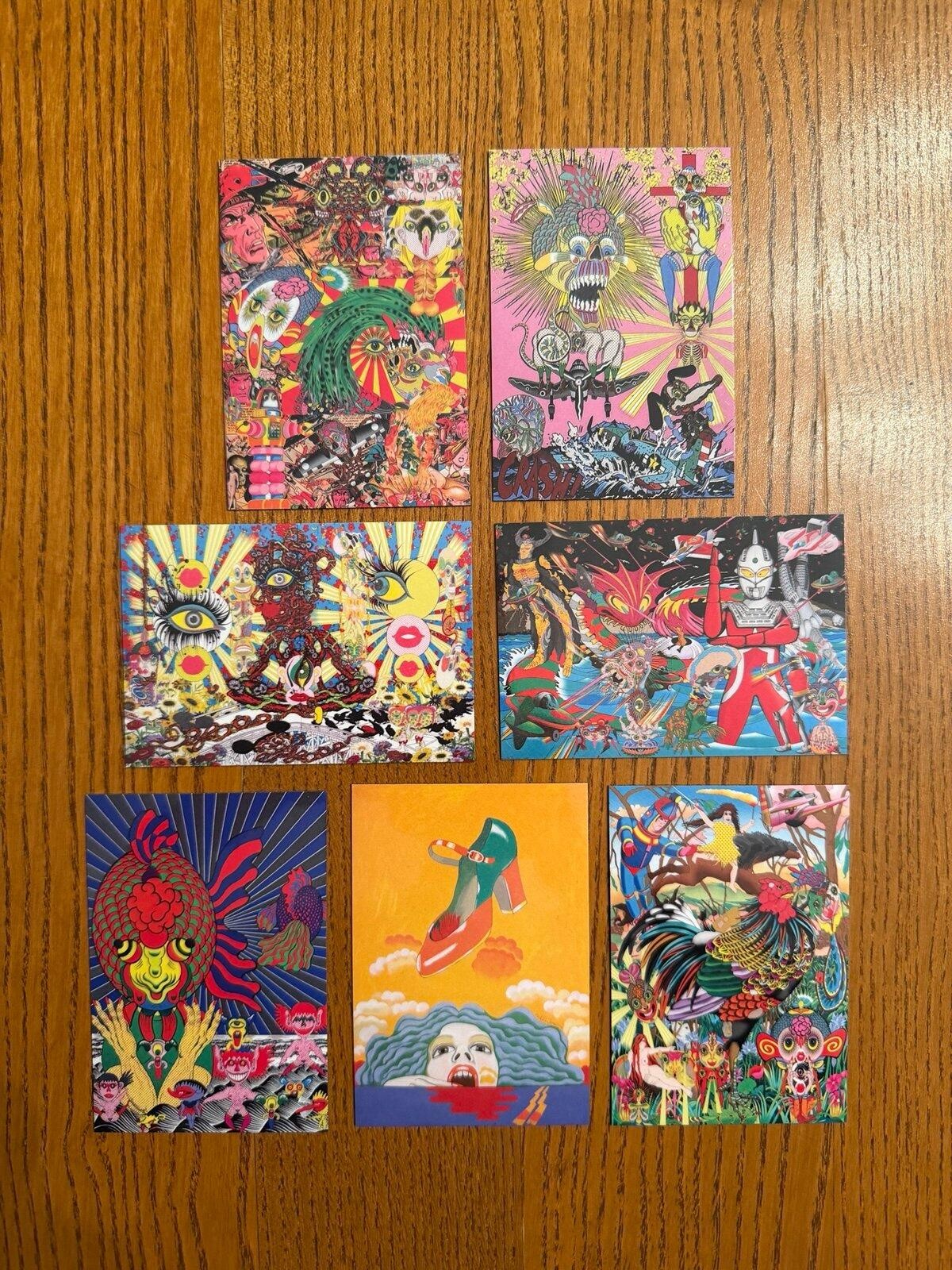 Keiichi Tanaami FRIDGE MAGNETS Japan psychedelic art decor Japanese surreal