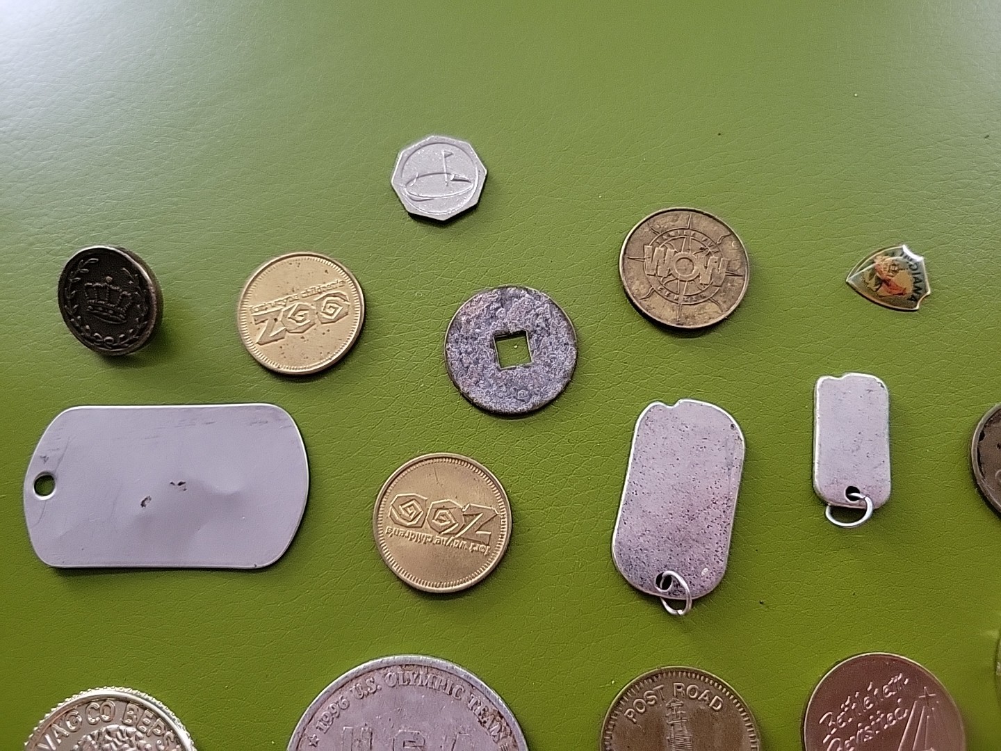 Mixed Lot Vintage Tokens Tags Smalls Parts