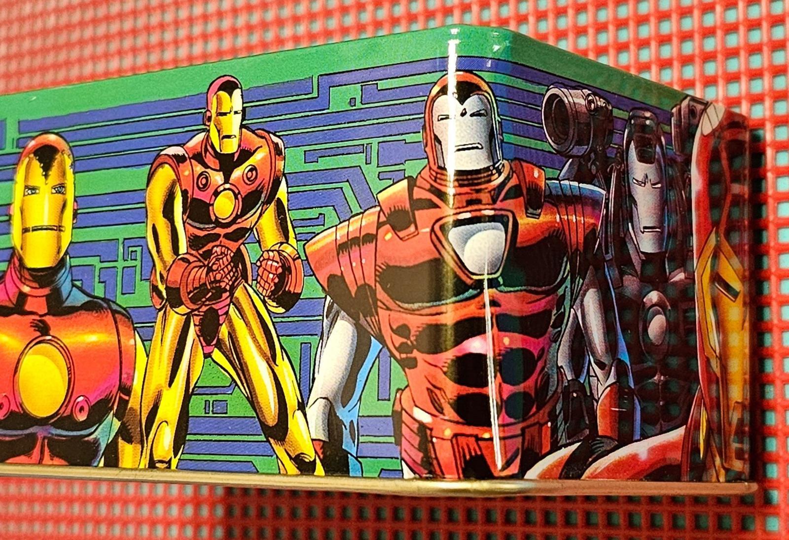 Marvel Comics Iron Man Fantastic Four Lot of 2 Trading Card Tins by Nabisco