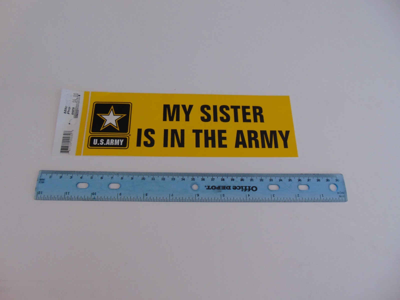 My Sister is in the Army Bumper Sticker ONE DOLLAR $1.00 (WHAT!!) $1NATWCP