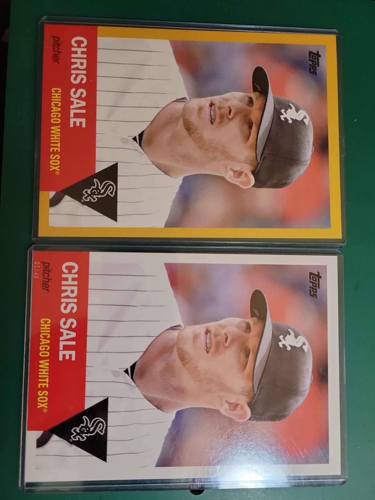 Chris Sale 5×7 And Box Topper Lot 25 Cards #ed /10, /49