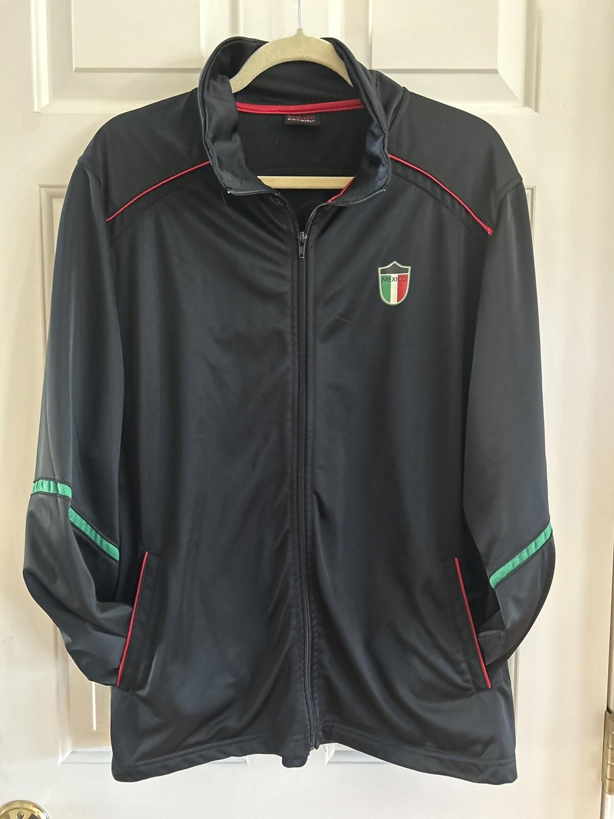 Stryker Futbol Full Zip Jacket Mens XL Mexico Soccer Performance Lightweight