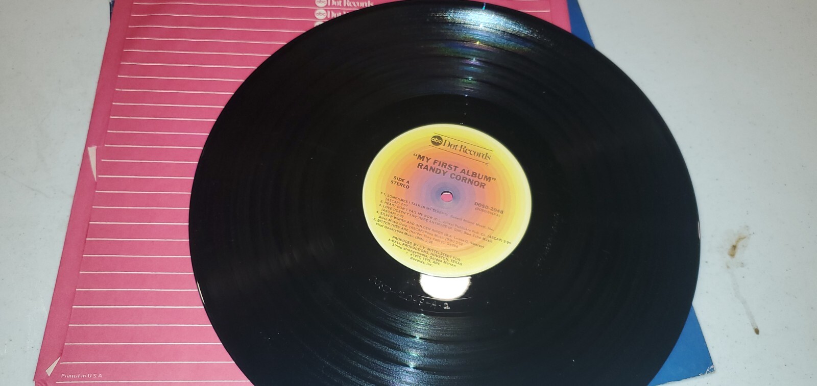 RANDY CORNOR My First Album – LP –VG++ 100% seller