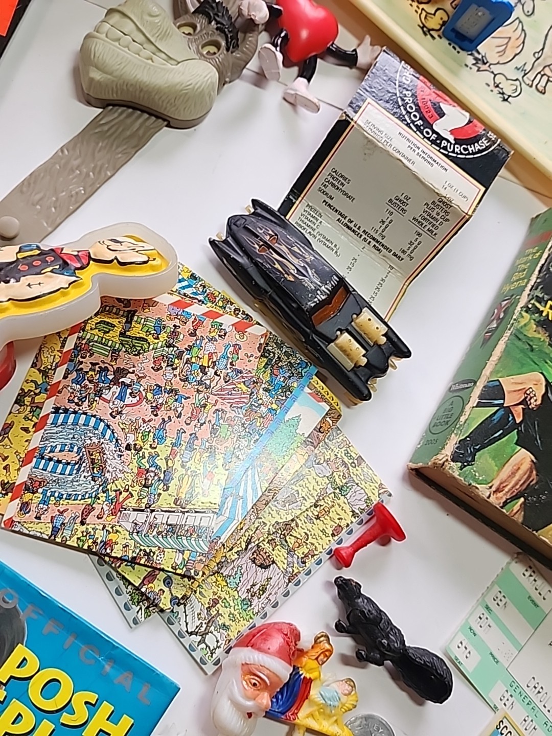 Large Junk Drawer Lot Records Comics Cameras Phones Cards VHS Cds Games Ephemera