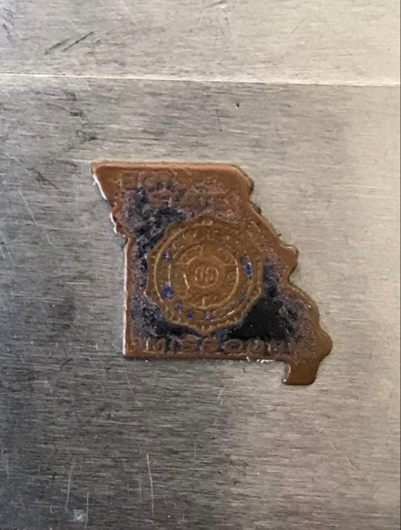 Zippo Zippo Corporate Vintage Logo Metal Paste Made in 1961