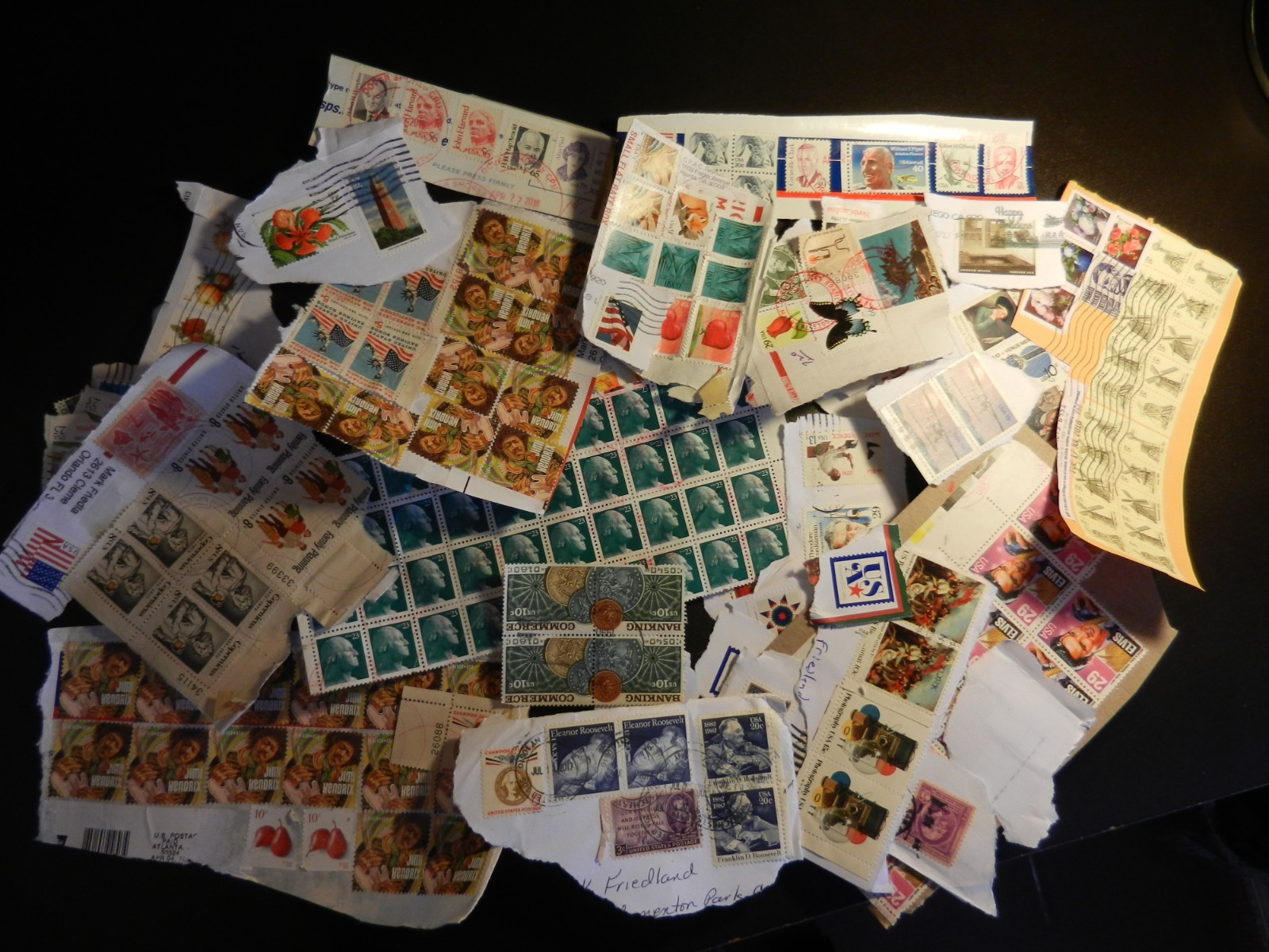 8+ ounces of *UNITED STATES* ON CLOSE CUT, SINGLE PAPER, with better, PRIORITY