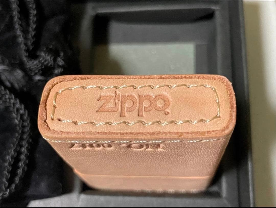 Zippo PIKO tanned leather limited edition serial number with pouch made in 2002