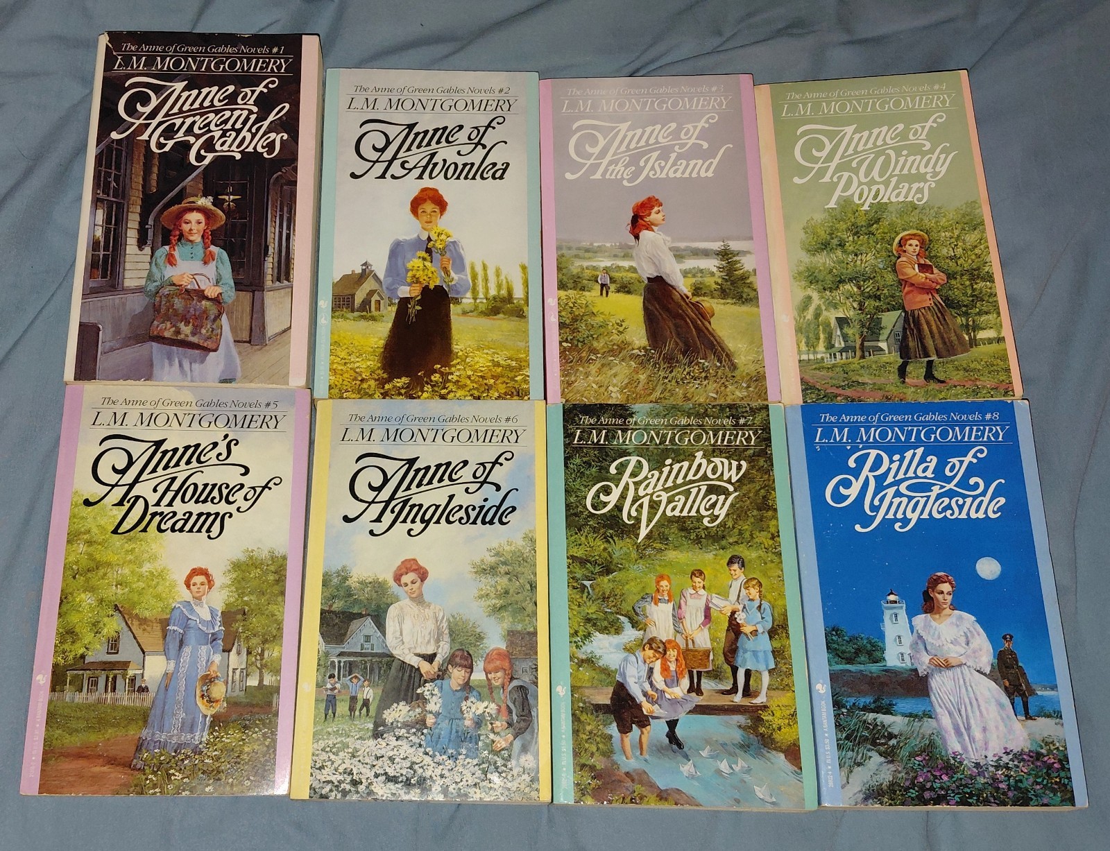 COMPLETE SET (1-8) ANNE OF GREEN GABLES BOOKS by L.M. Montgomery