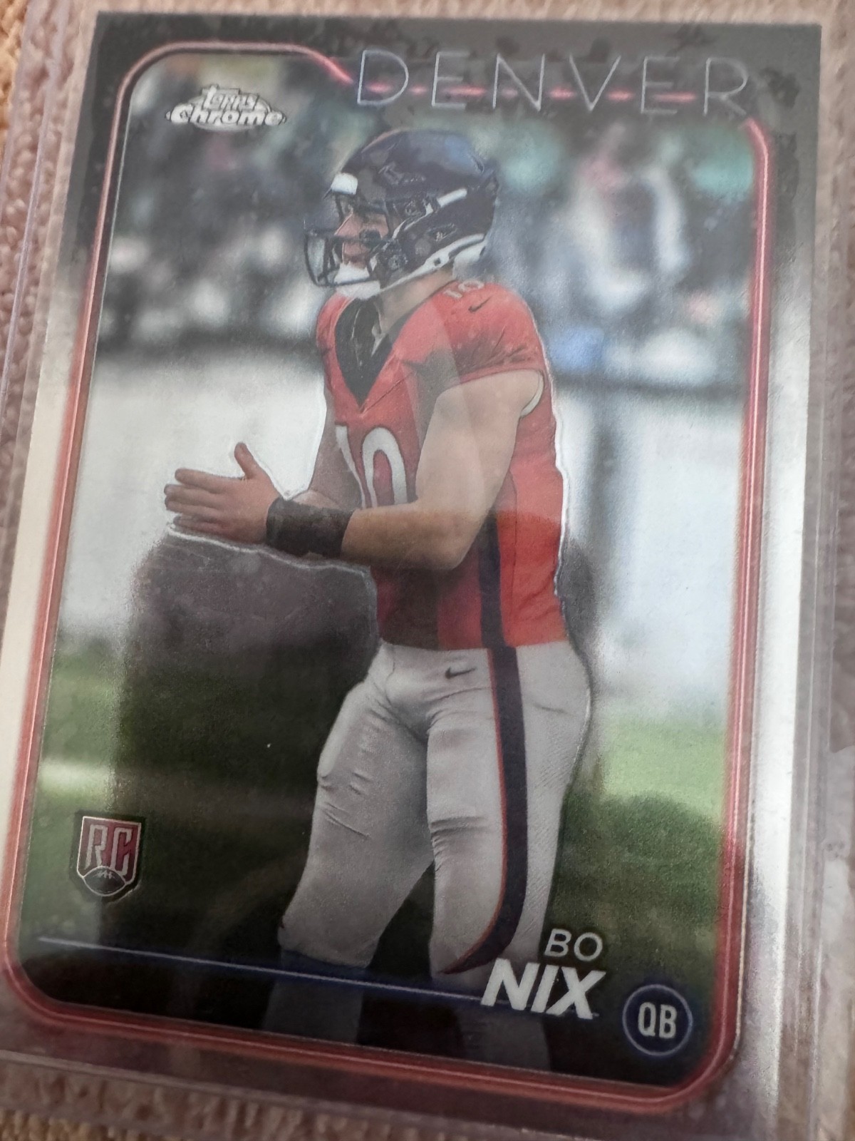 Bo Nix Rookie Card Lot (12) Denver Broncos RC Inserts Prizm Topps Chrome Select