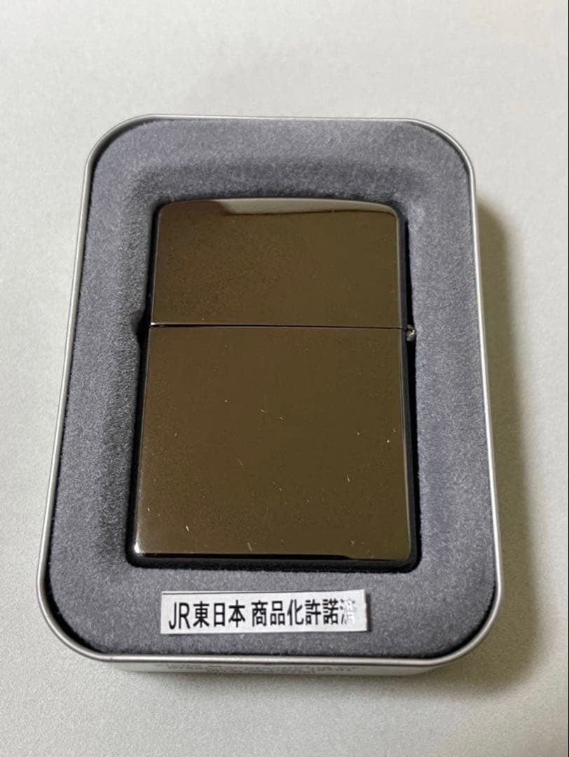 Zippo Steam Locomotive D51 Black Ice with serial number, made in 2003, unused
