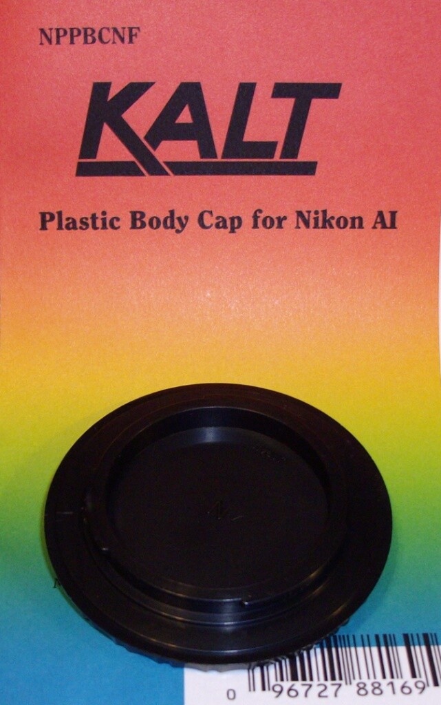 Plastic Body cap for Nikon F / AI cameras. Lot of 2. NEW !