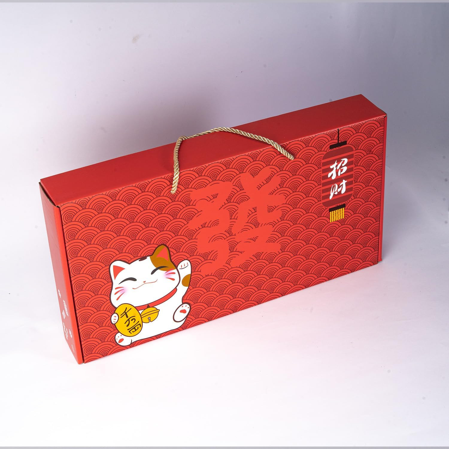 Lucky Cat Dinnerware Set – 6 Piece Tableware with Bowls & Plates in Gift Box