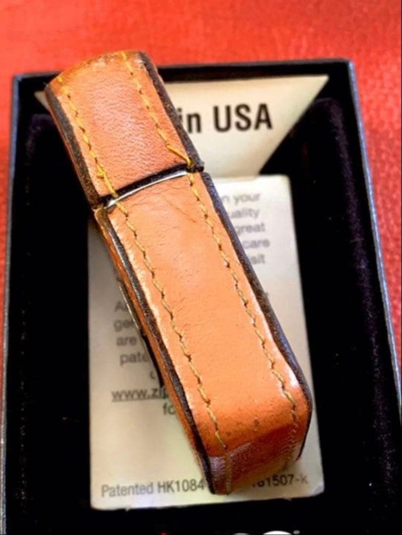 Zippo camel trophy leather wrapped metal 1996 rare item