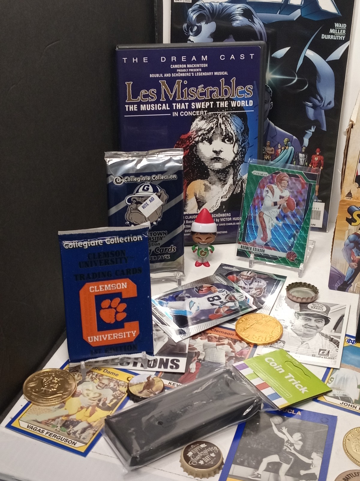Junk Drawer Lot Collectibles, Coins, Cards, Comic, Misc, Special #512B