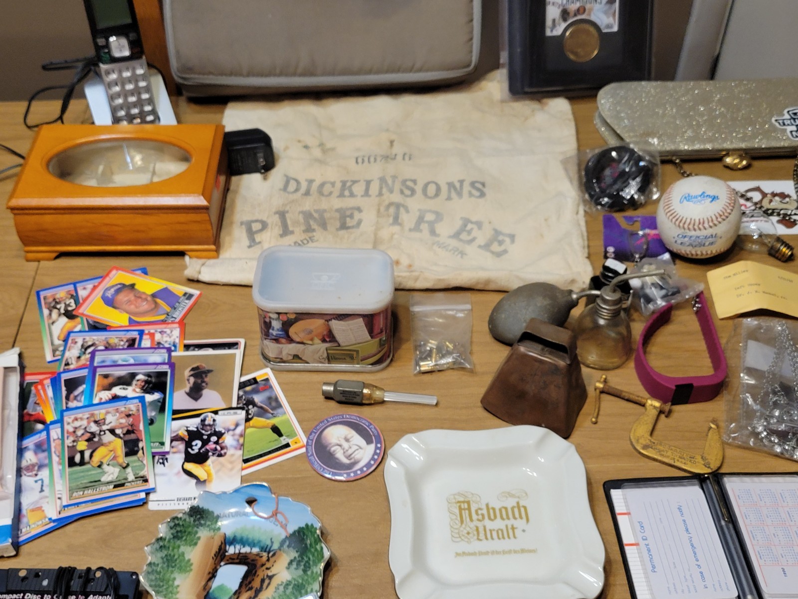 Junk Drawer Now & Vintage Bible Collectible Items Mixed Lot Some Marked As Is