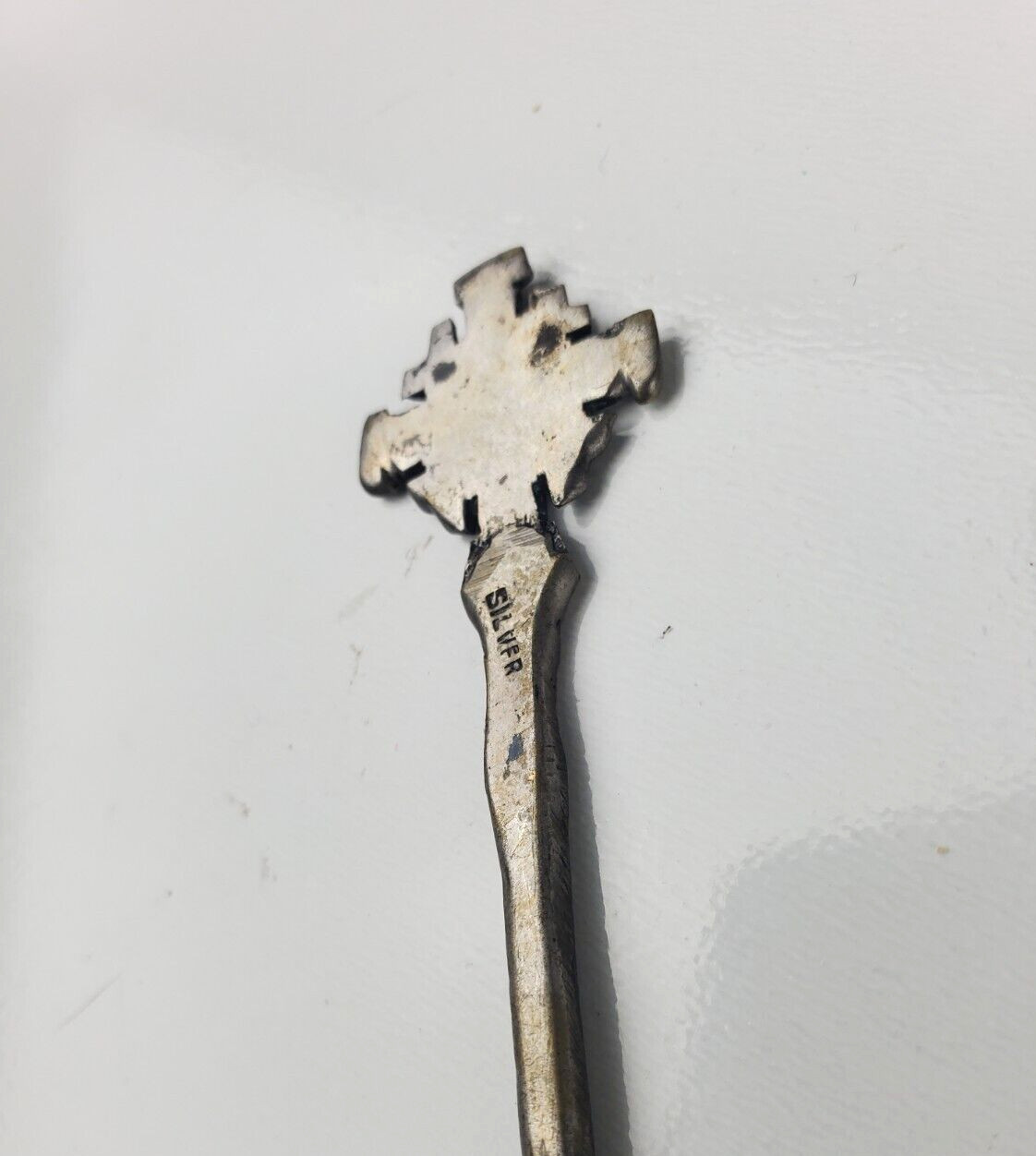 VINTAGE 4-1/8″ JERUSALEM ISRAEL ‘SILVER’ Marked Tea Spoon Souvenir
