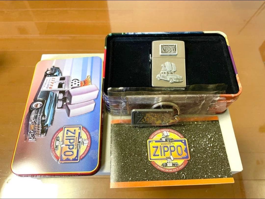 ZIPPO Zippoker advertising car metal pasted 50th anniversary limited edition