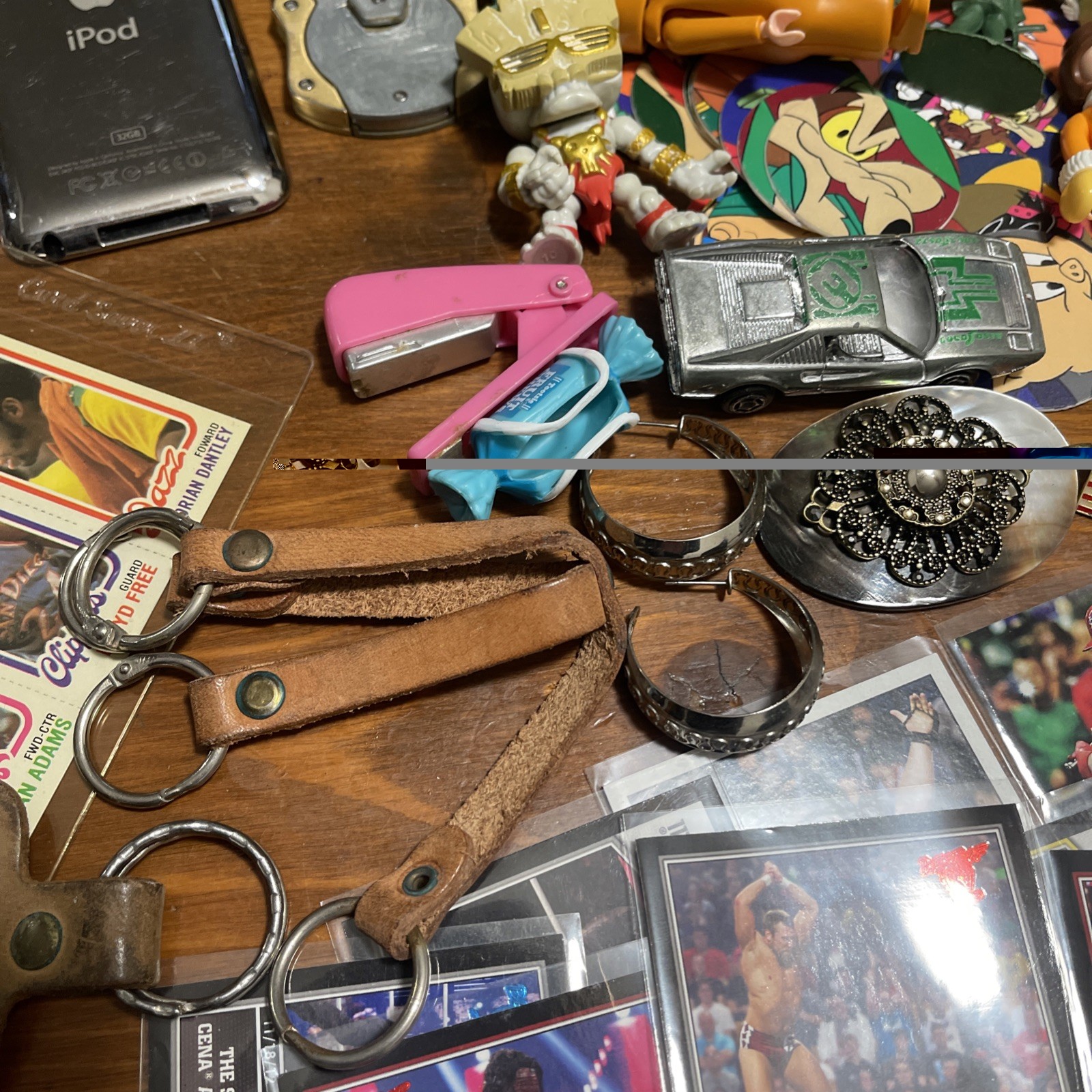 Vintage Junk Drawer Lot – Toys, Cards, GPK, Keychains, Watches, Jewelry, Pokémon