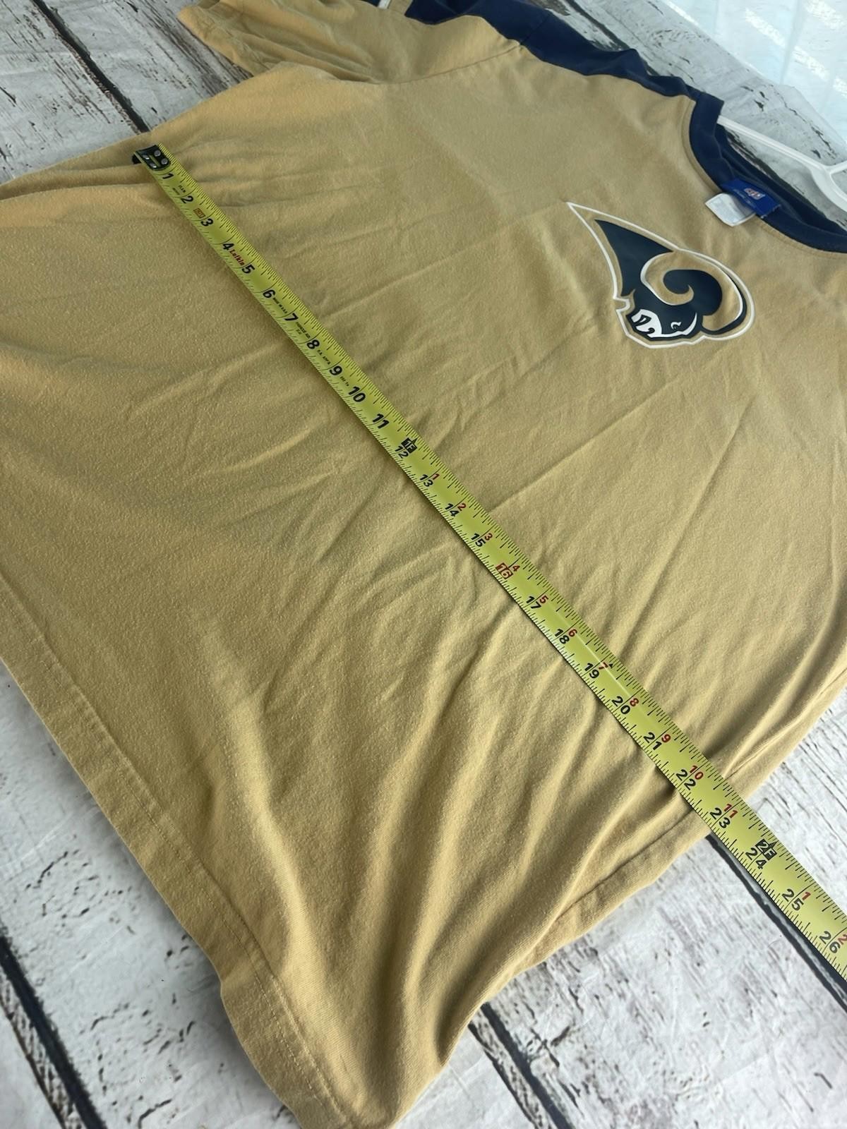 Vintage Reebok 90’s NFL Los Angeles Rams Big Logo T-Shirt XL