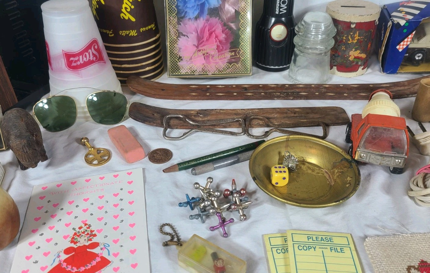 JUNK DRAWER Mixed Reseller Lot of 50+ Estate Sale Flea Market Auction 8+ lbs HTF