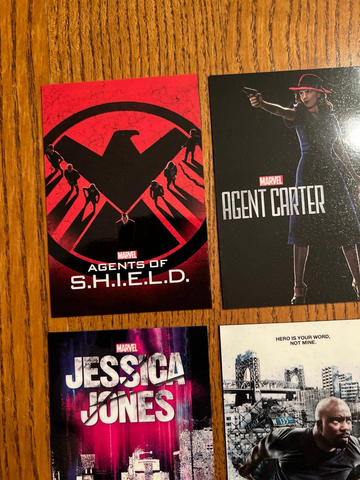 Marvel TV phases 1 -3 FRIDGE MAGNETS