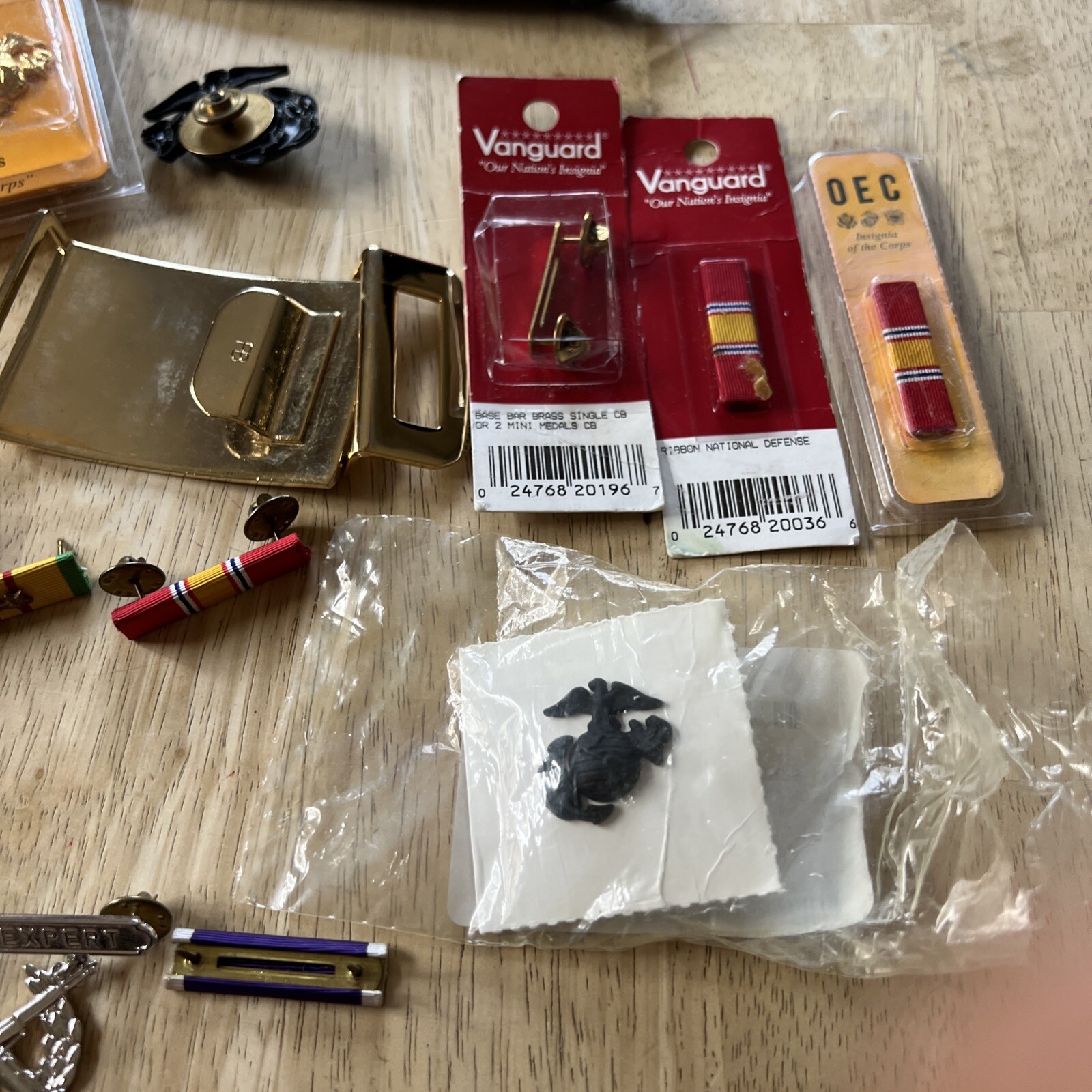 Vintage and modern assorted military items. Mostly New See description for more