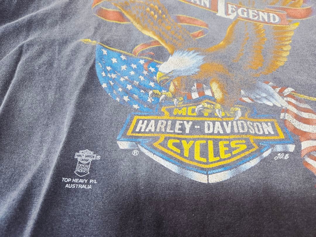 Final price! 80’s! Special! Harley-Davidson T-shirt Eagle