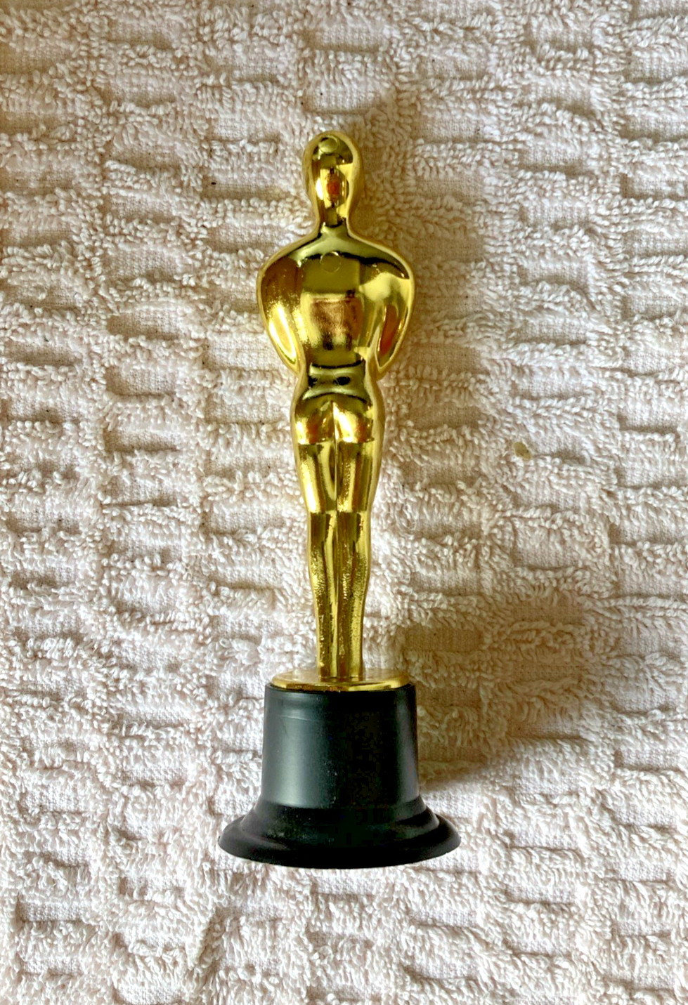 6 Inch Plastic Gold Movie Award -Trophy – Film Festival Prize