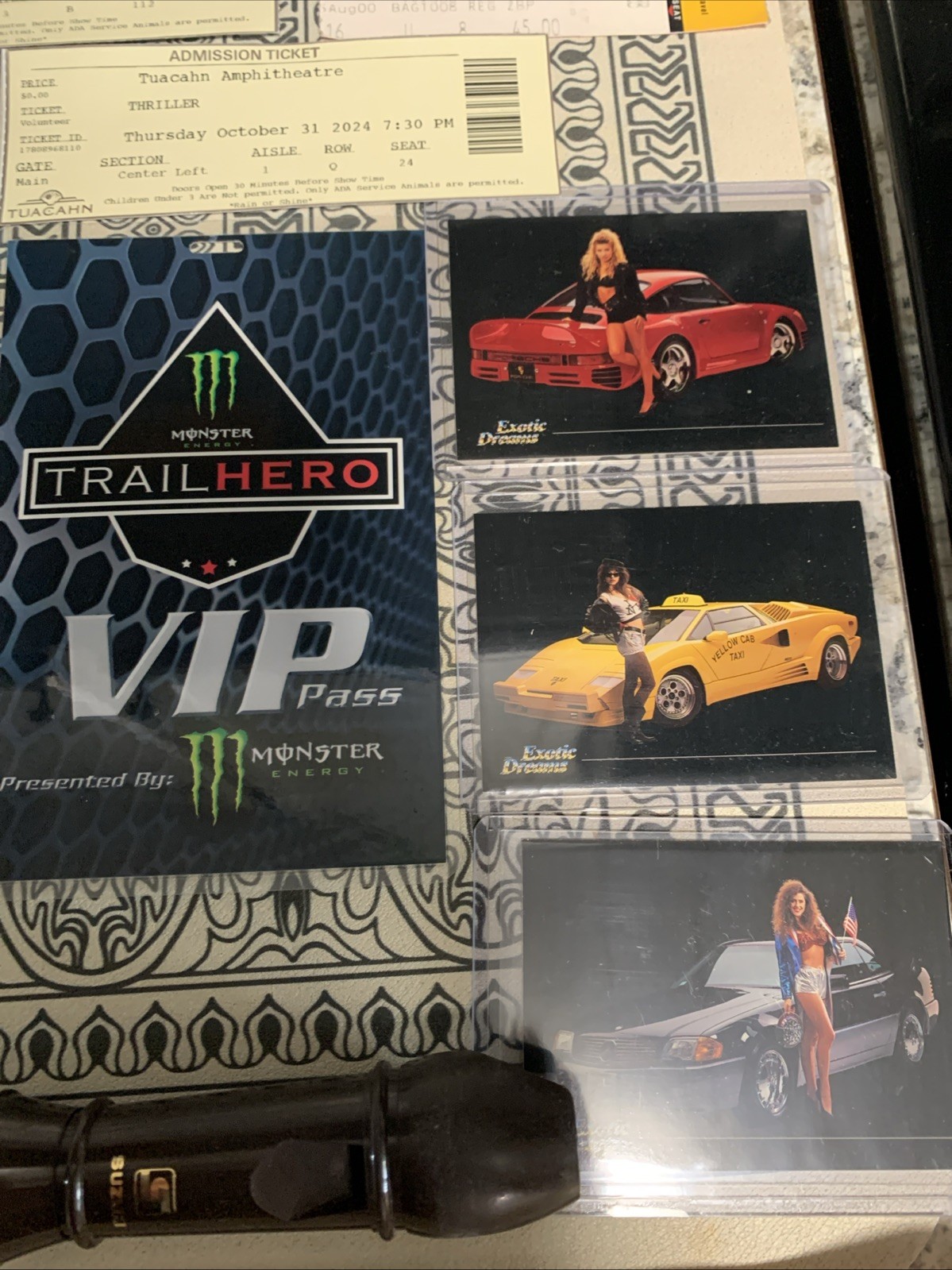 Amazing Junk Drawer Pokémon Hardrock Cafe Three Dog Night Signed Ticket & More