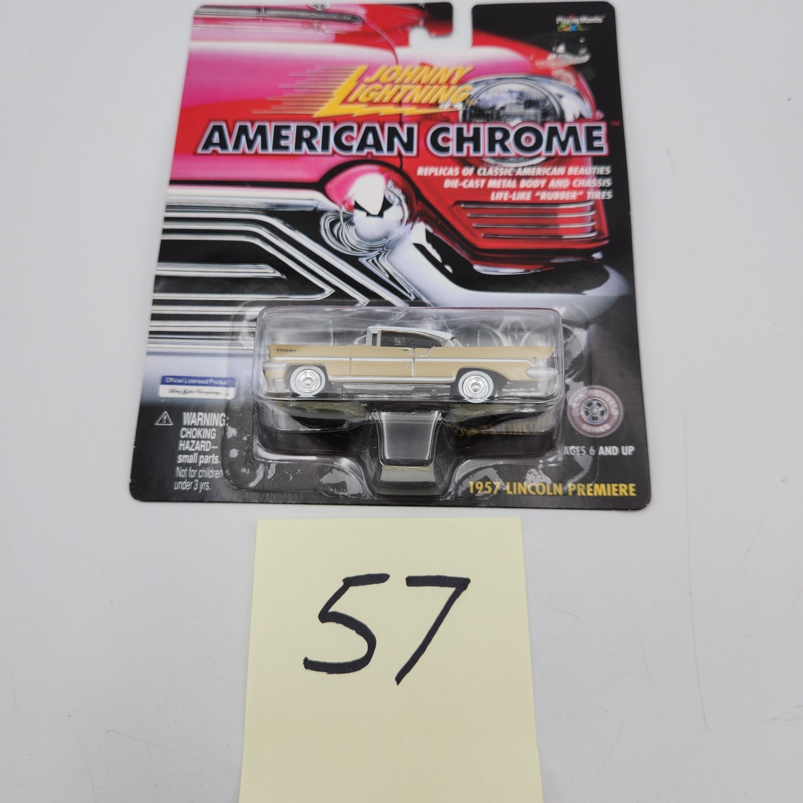 Johnny Lightning American Chrome 1957 Lincoln Premiere Die-cast Metal New