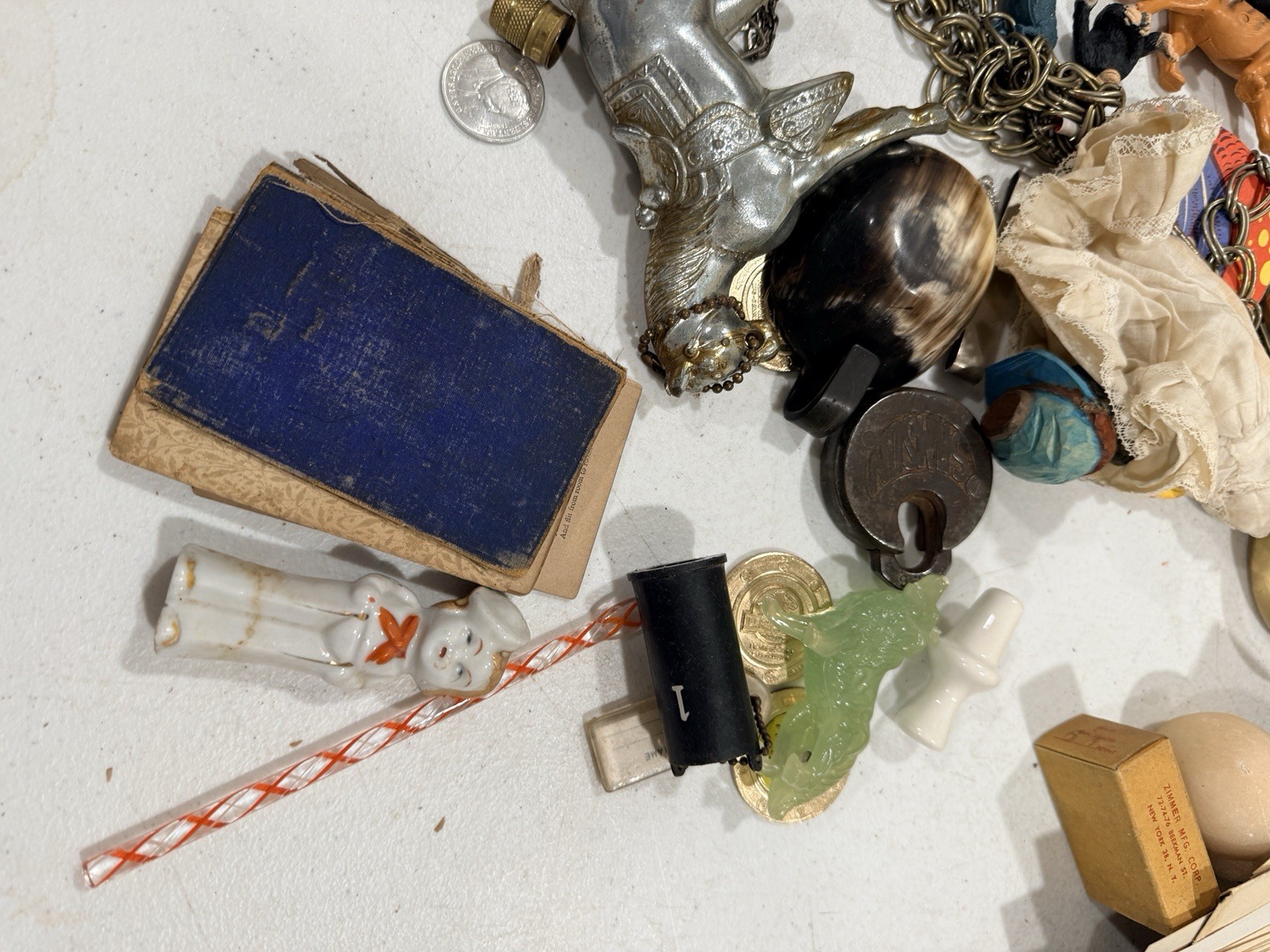 Huge Junk Drawer Lot Assorted Vtg Items Wood Metal Ephemera Figures MUCH MORE