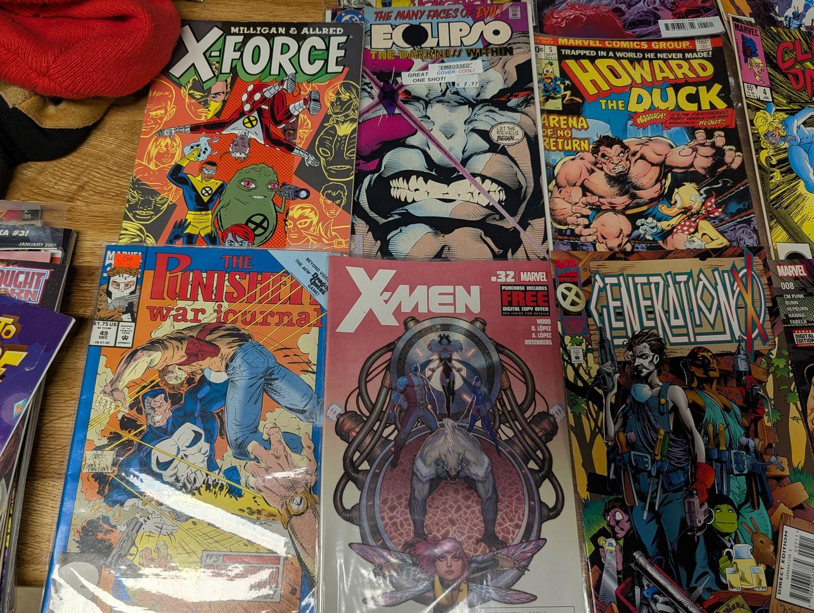 14 Vintage Comic Book Collection – X-Men, Spider-Man, Howard the Duck & More
