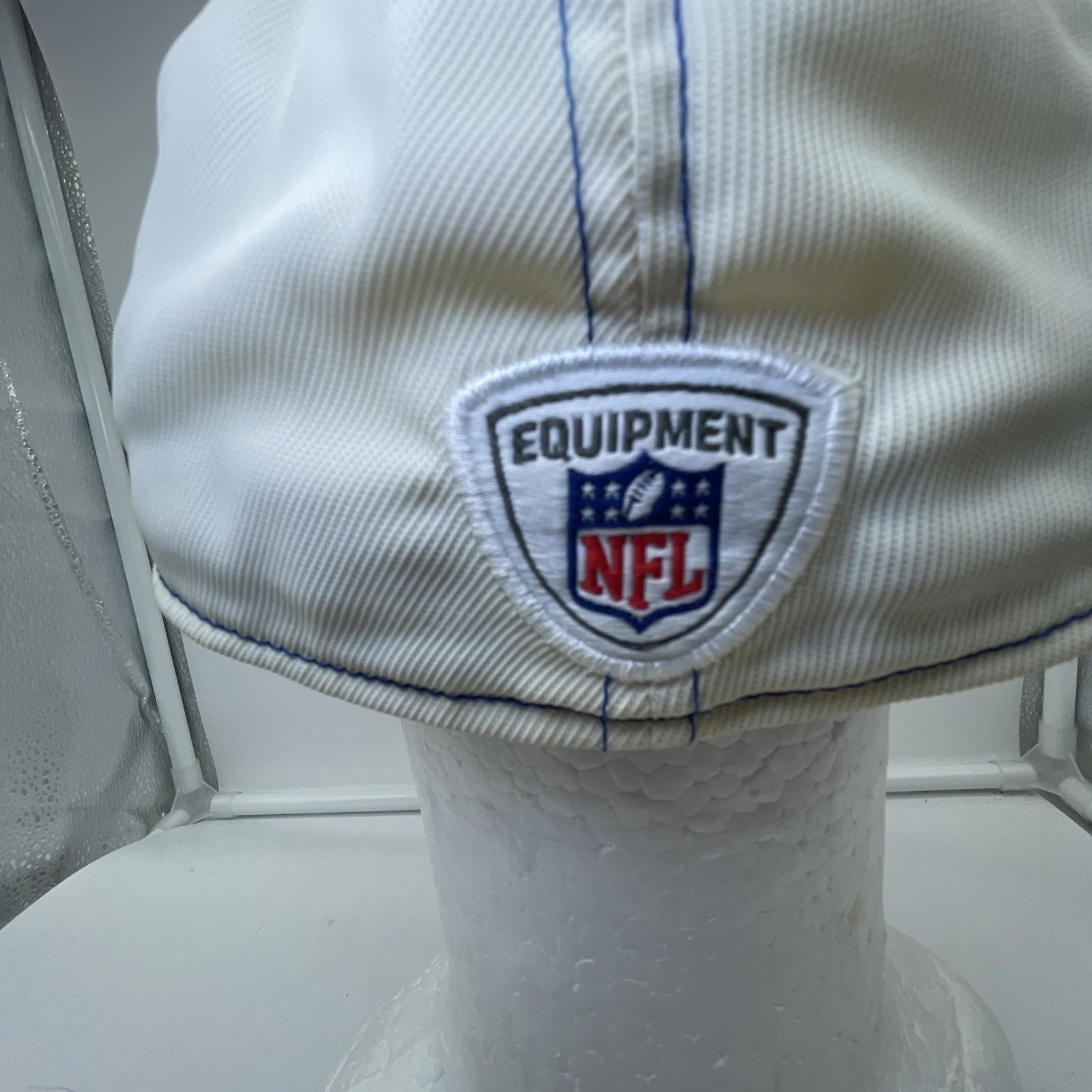 Reebok New York Giants NFL Ball Cap White Hat Size L/XL *Flaw*