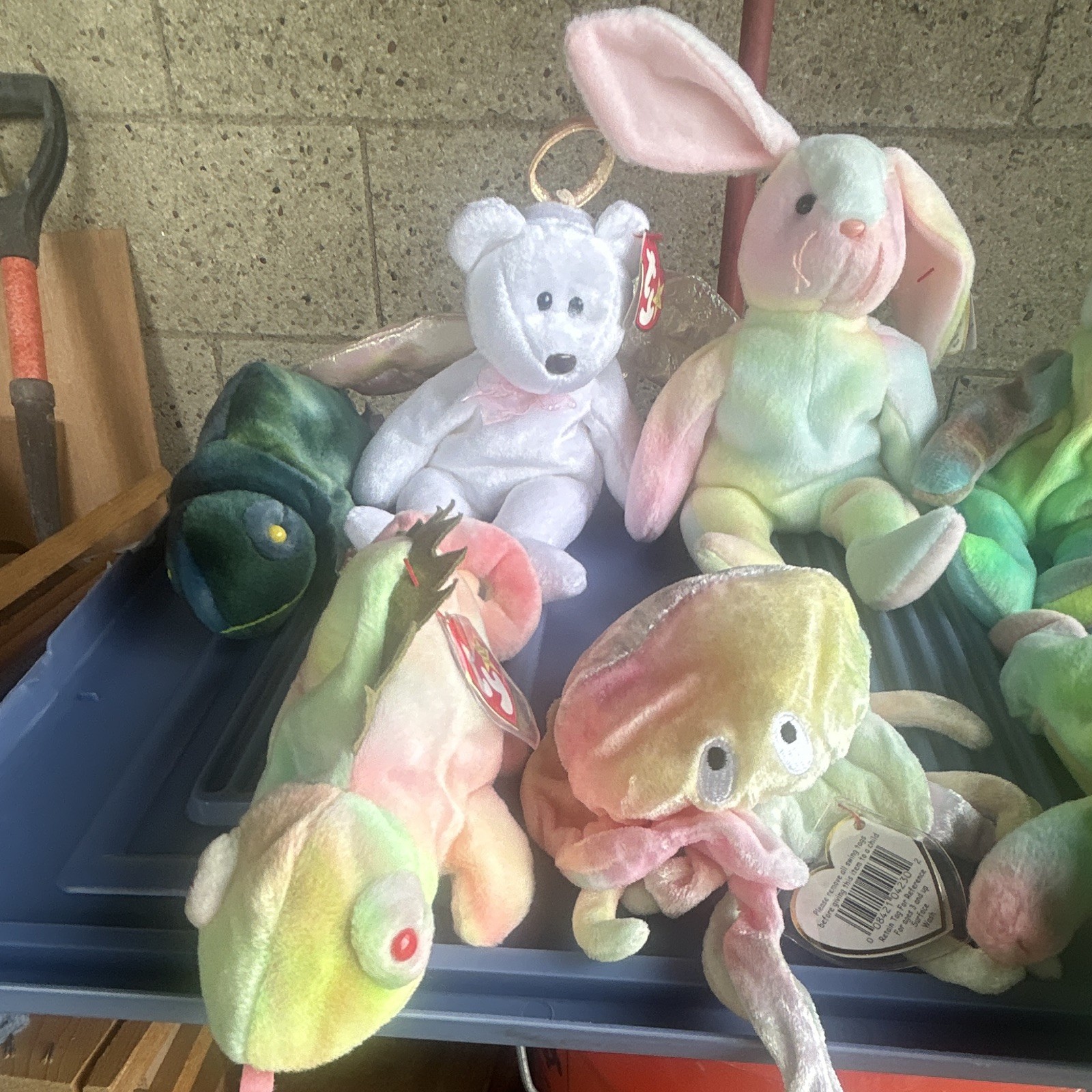 Ty Beanie Baby Lot Assorted Pastel Plush Stuffed Animals w/ Tags Multiple