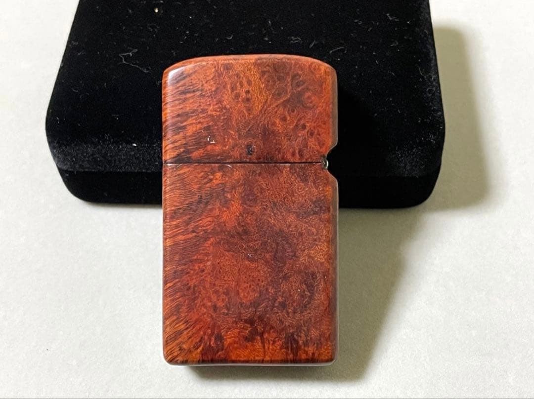zippo briarwood slim 1985 vintage good condition