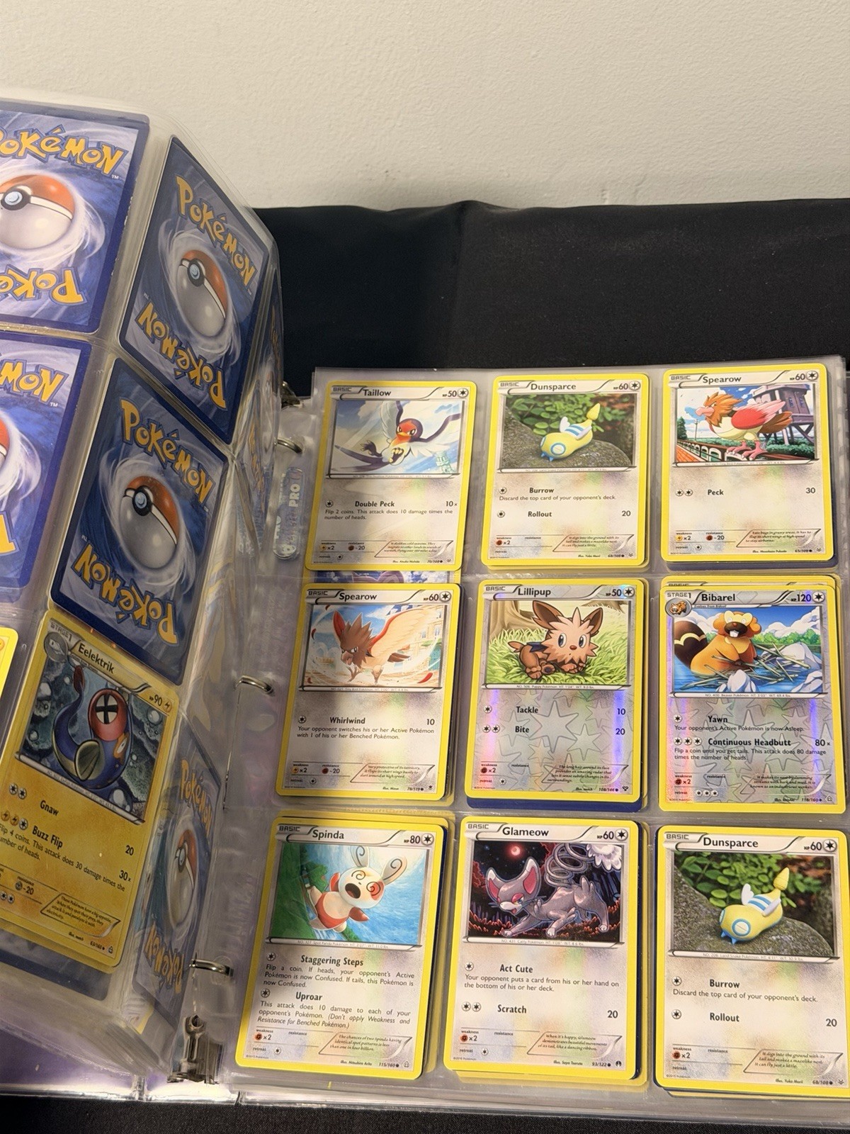 Mystery Pokémon Binder About Half Full Random Cards
