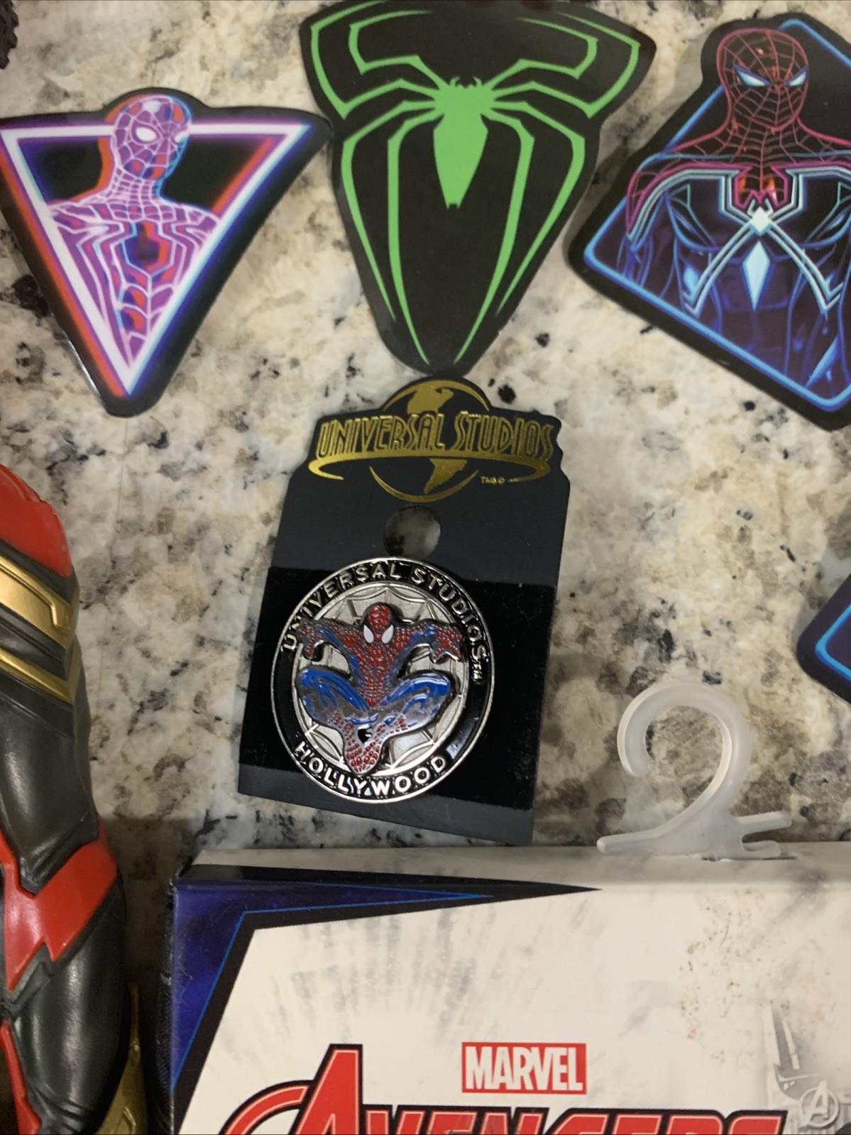 Junk Drawer Marvel Spiderman Themed Collector Items Comics Action Figures & More