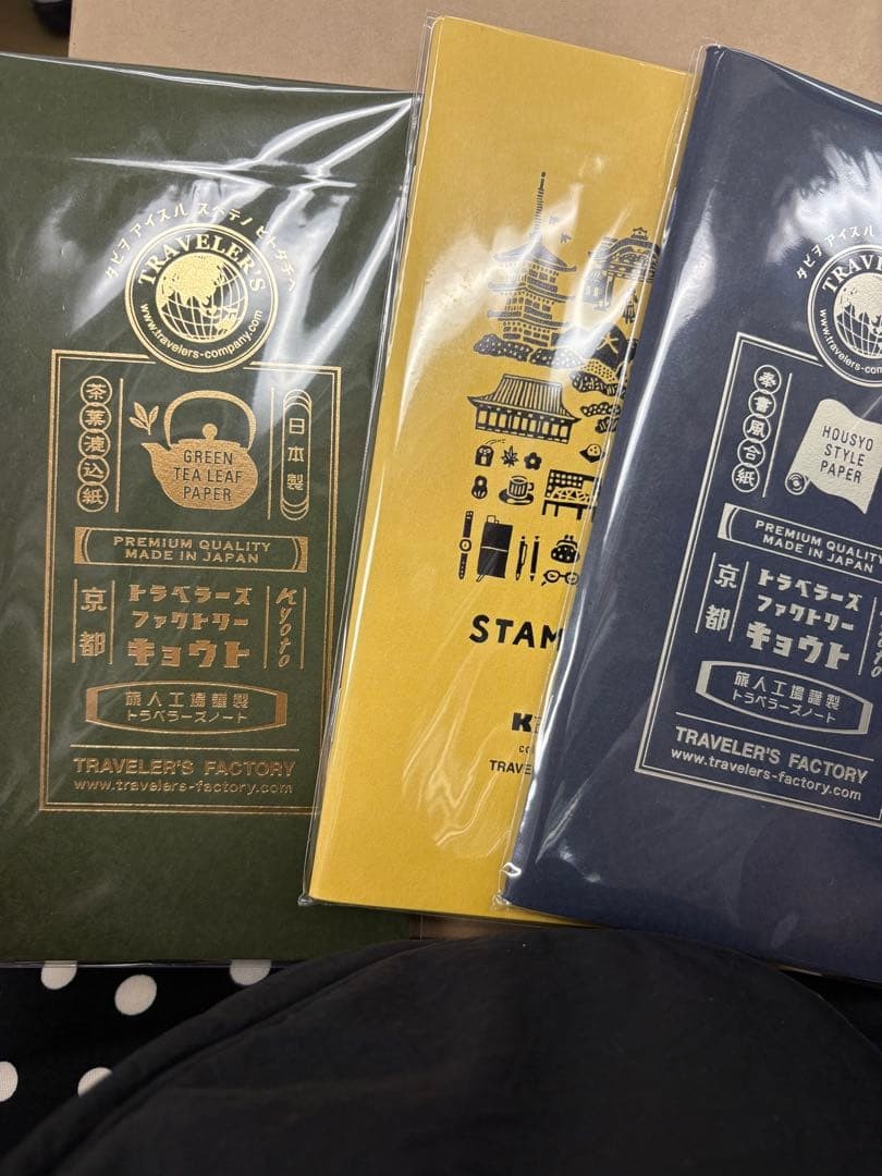 Traveler’s Factory Kyoto Limited Refill Set of 3 Traveler’s Notes